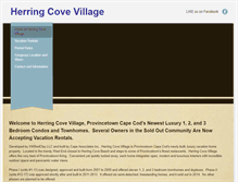 Tablet Screenshot of herringcovevillage.com